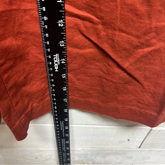 Uniqlo Pants Womens XS Rust Brown Cropped Linen‎ Blend High Waist Wide Leg - Picture 11 of 11